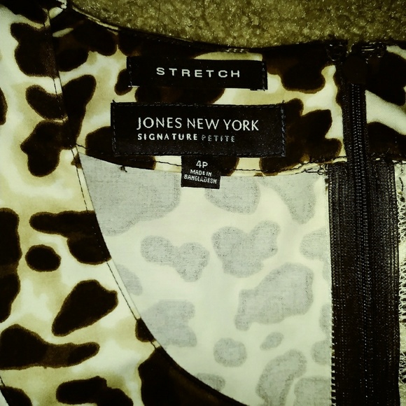 Jones New York Cheetah print dress - Picture 3 of 4